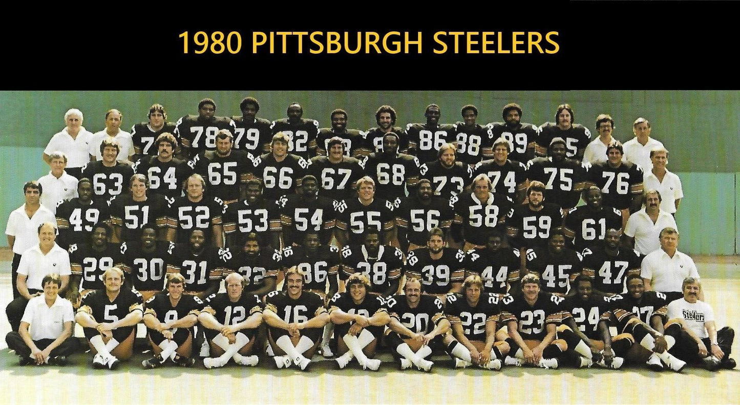 1980 Pittsburgh Steelers Team Photo Nfl Football Picture 300 Piece Jigsaw Puzzle
