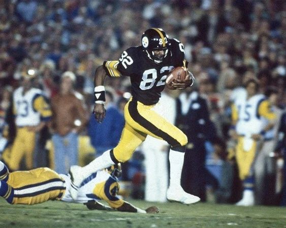 1980 Pittsburgh Steelers John Stallworth Glossy Photo Super Bowl Xiv Print
