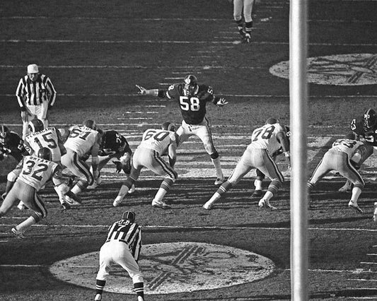1980 Pittsburgh Steelers Vs La Rams Super Bowl Xiv Magnet Jack Lambert Print