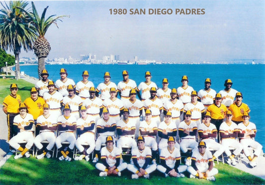 1980 San Diego Padres Team Photo Baseball Picture Mlb