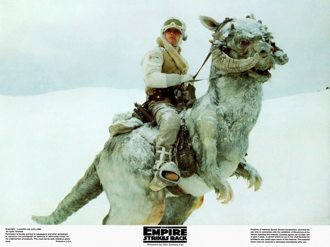 1980 Star Wars Episode V The Empire Strikes Back Movie Magnet Hoth Luke