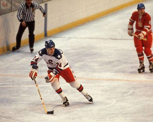 1980 Usa Hockey Vs Czech Republic Glossy Keychain Rob Mcclanahan Keychain