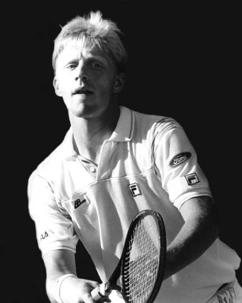 1980S Boris Becker Glossy Photo Tennis Player Print Wimbledon Poster