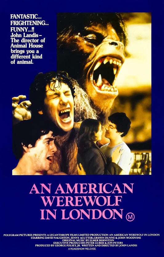 1981 An American Werewolf In London Movie Poster David Naughton