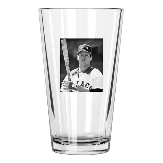 1981 Chicago White Sox Carlton Fisk Baseball Hof 2000 Pint Beer Drinking Glass