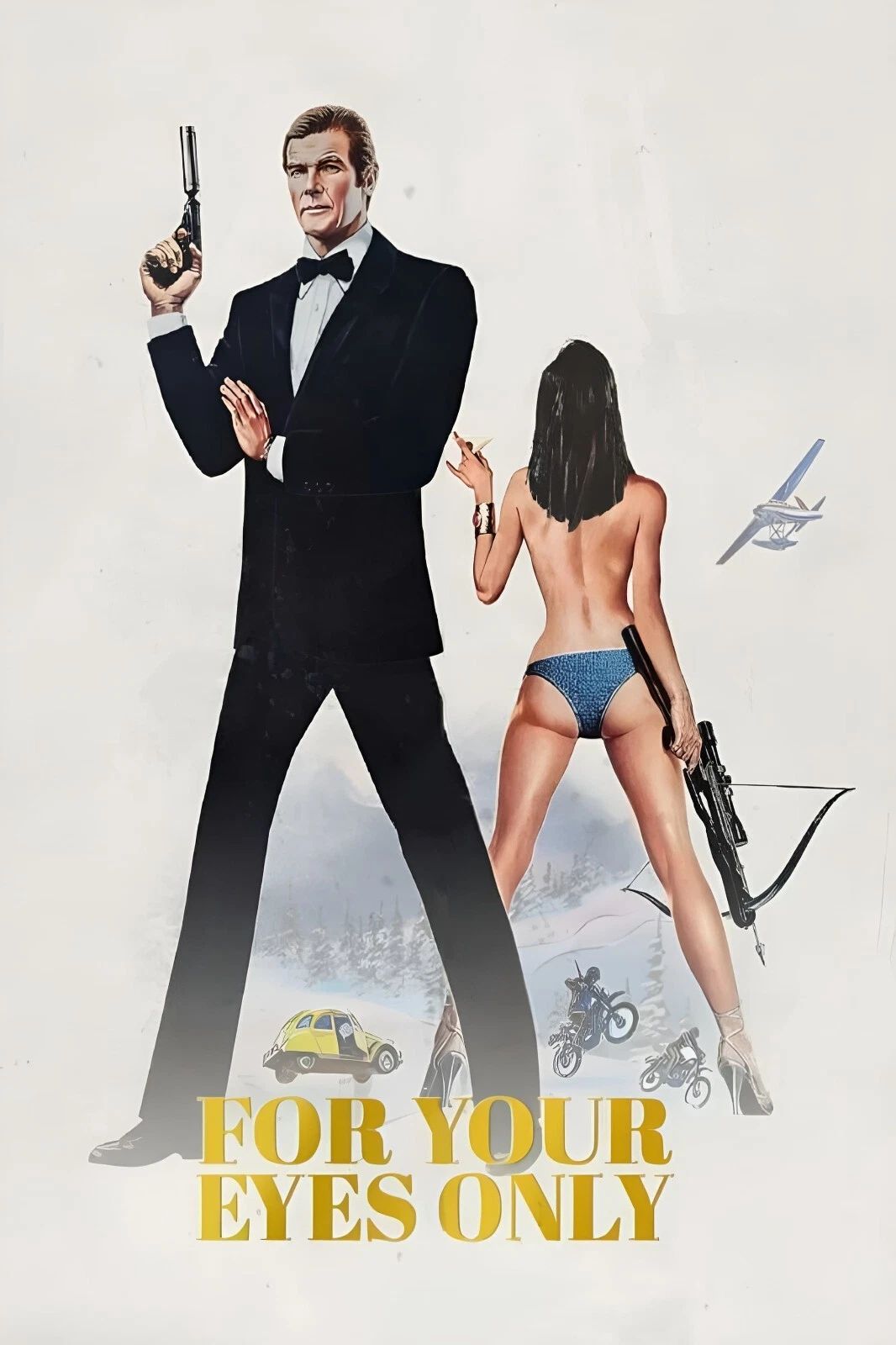 1981 For Your Eyes Only Movie Magnet 007 James Bond Roger Moore Melina