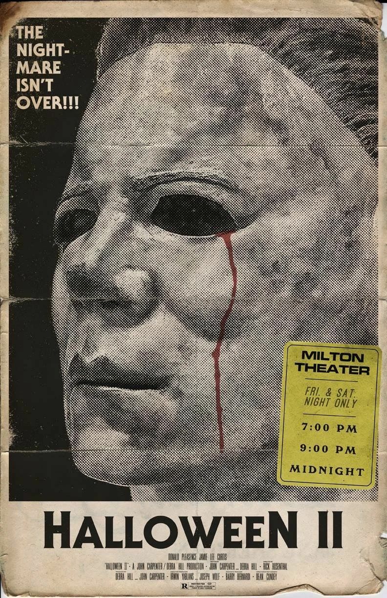 1981 Halloween 2 The Nightmare Isn'T Over!!! Michael Myers