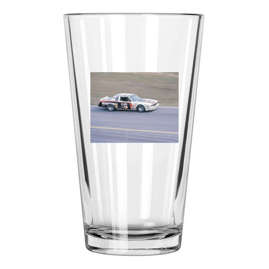 1981 Halpern Chevy David Pearson Photo Daytona 500 Pint Beer Drinking Glass