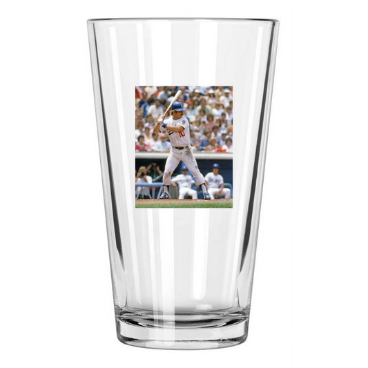 1981 La Los Angeles Dodgers Ron Cey Photo Baseball Pint Beer Drinking Glass