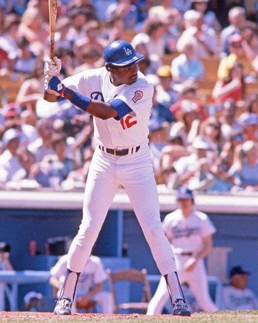 1981 Los Angeles Dodgers Dusty Baker Glossy Photo Print Baseball Poster