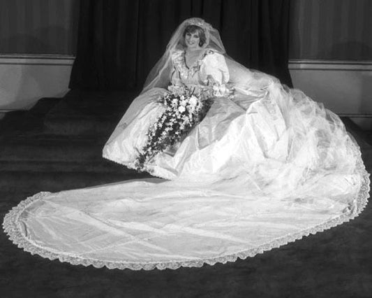 1981 Princess Of Wales, Diana Photo Celebrity Wedding Print Glossy Poster