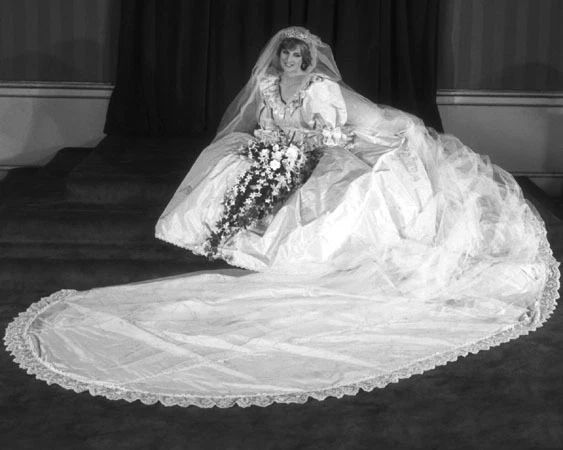 1981 Princess Of Wales, Diana Magnet Celebrity Wedding Print Glossy Magnet