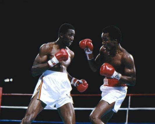 1981 Sugar Ray Leonard Vs Thomas Hitman Hearns Glossy Magnet Magnet 3
