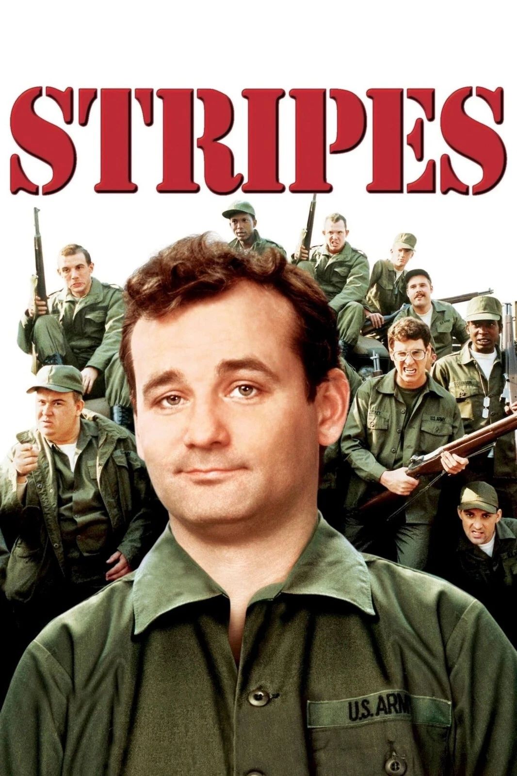 1981 Stripes Movie Poster Bill Murray Harold Ramis John Candy Winger