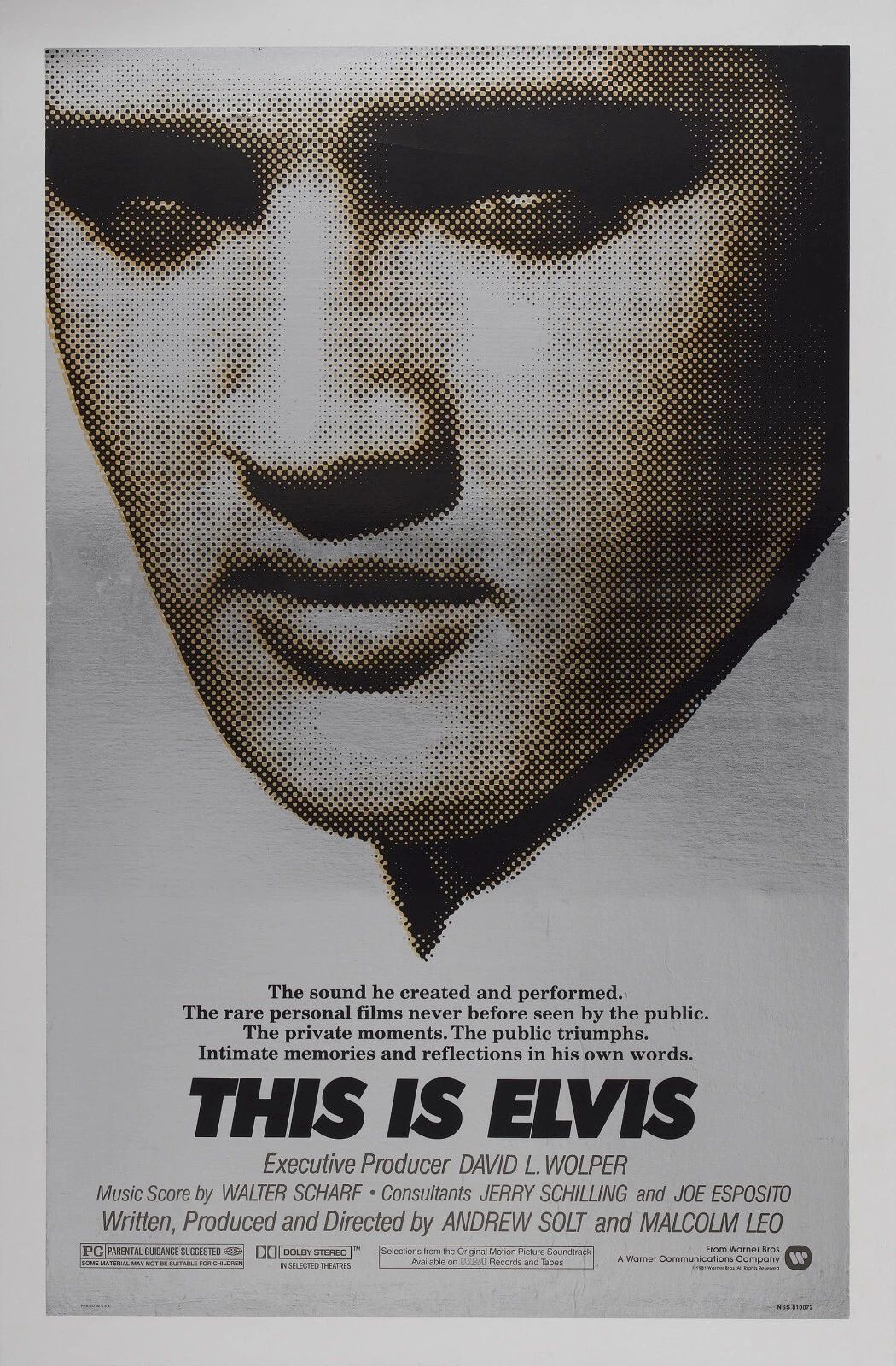 1981 This Is Elvis Movie Poster Elvis Presley