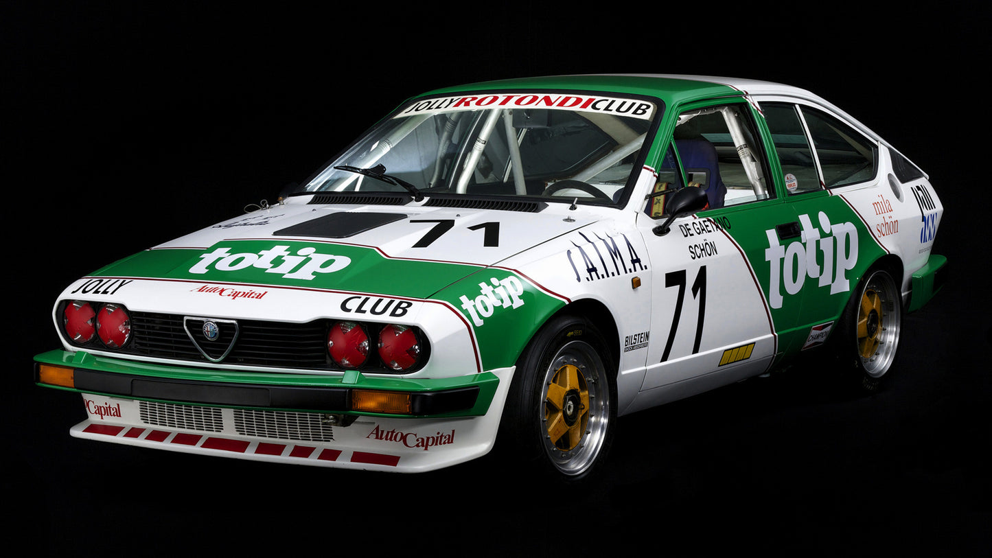 Alfa Romeo Gtv6 Etcc Hd Art Keychain