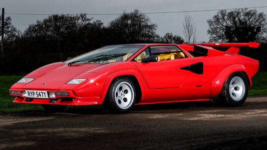 Lamborghini Countach Lp500 S Uk Hd Art Print Poster