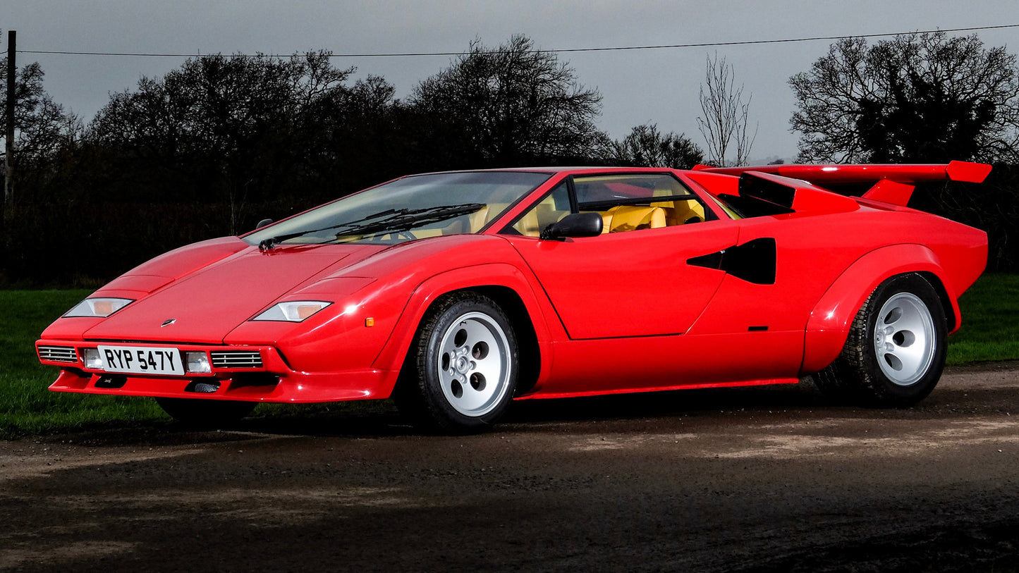Lamborghini Countach Lp500 S Uk Hd Art Jigsaw Puzzle