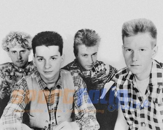 1982 English Rock Band Depeche Mode Glossy Photo Music Print