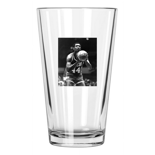 1982 Houston Rockets Elvin Hayes Photo Basketball Pint Beer Drinking Glass