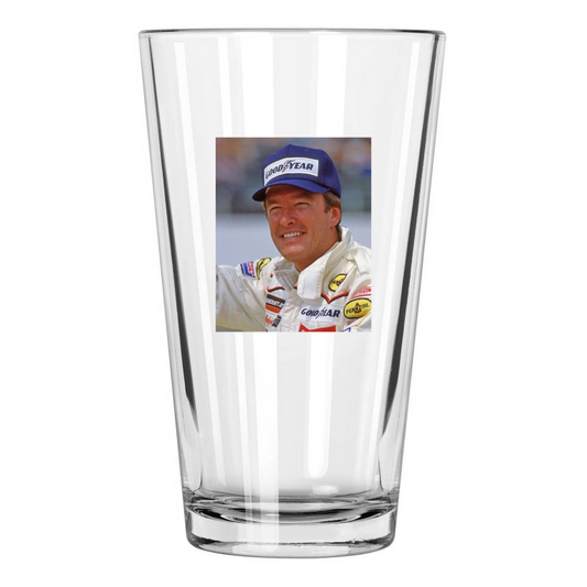 1982 Indy Racecar Driver Johnny Rutherford Indianapolis 500 Pint Beer Glass