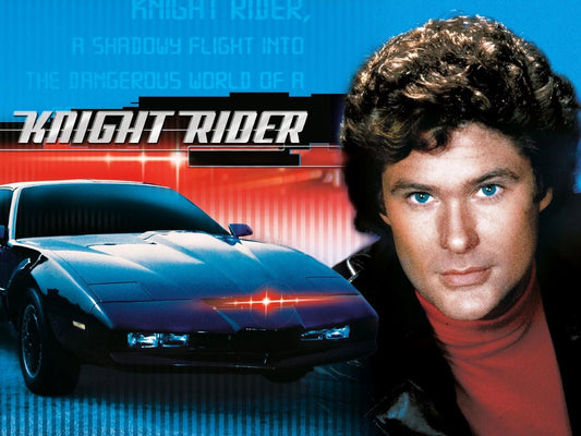 1982 Knight Rider Movie Keychain Michael Knight David Hasselhoff Kitt