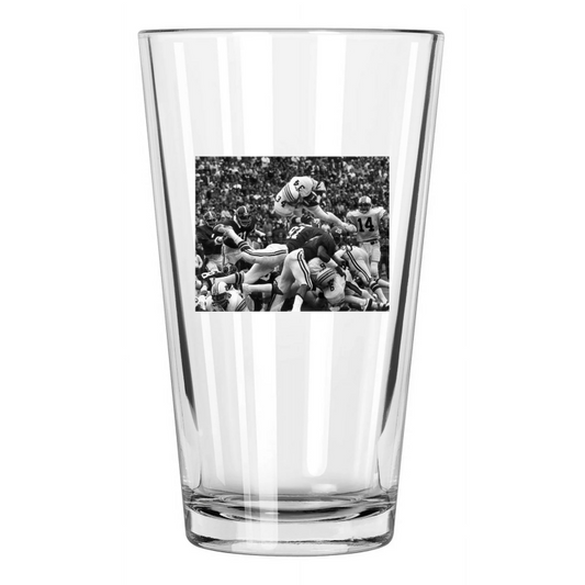 1982 Legion Field Photo Bo Jackson Alabama Vs Auburn Pint Beer Drinking Glass