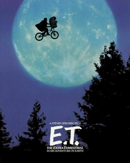 1982 Movie E.T. Glossy Keychain Sci Fi Keychain Steven Spielberg Print