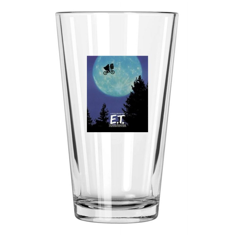 1982 Movie E.T. Photo Sci Fi Steven Spielberg Pint Beer Drinking Glass