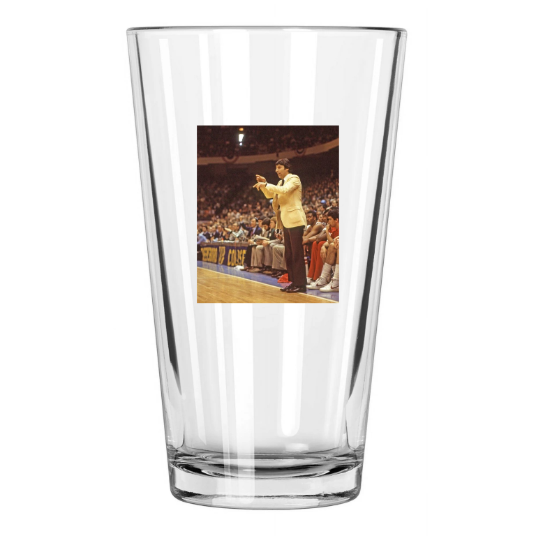 1982 Nc State Wolfpack Jimmy Valvano Acc Championships Pint Beer Drinking Glass