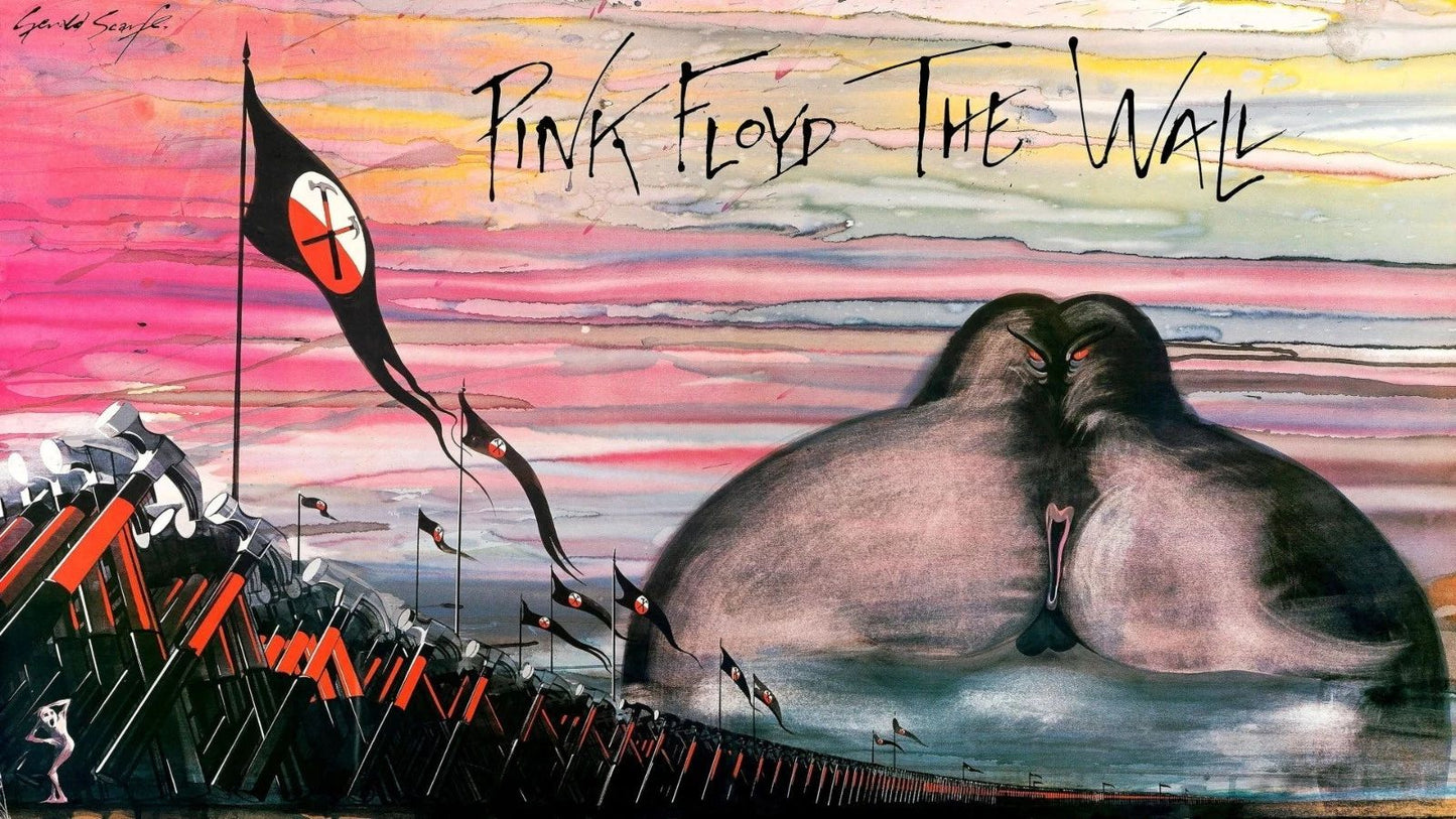 1982 Pink Floyd The Wall Movie Poster Bob Geldof Christine Hargreaves