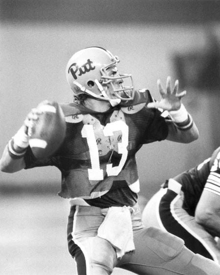 1982 Pittsburgh Dan Marino Glossy Keychain College Football Keychain