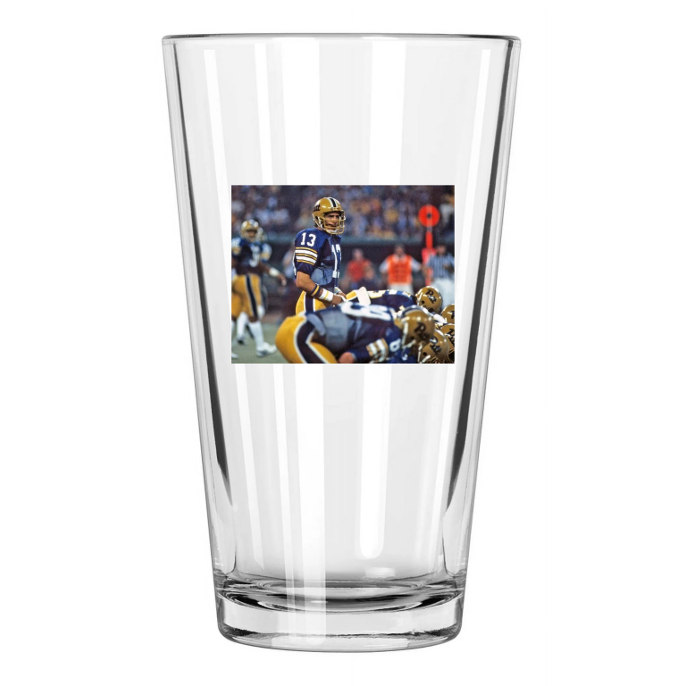 1982 Pittsburgh Panthers Dan Marino Photo College 2 Pint Beer Drinking Glass