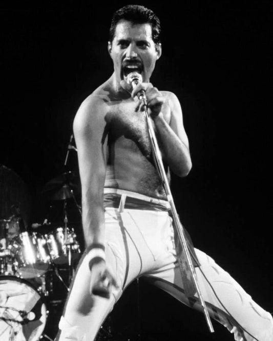 1982 Rock Band Queen Freddie Mercury Glossy Keychain Rock & Roll Keychain
