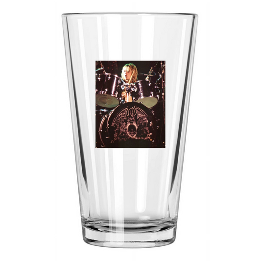 1982 Rock Band Queen Rodger Taylor Photo Rock And Roll Pint Beer Drinking Glass