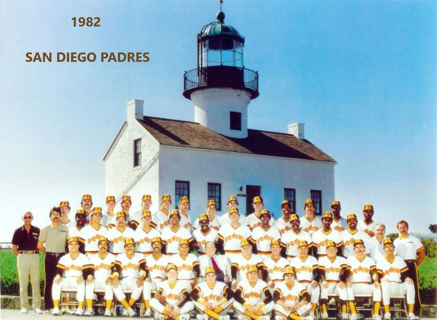 1982 San Diego Padres Team Magnet Baseball Picture Mlb