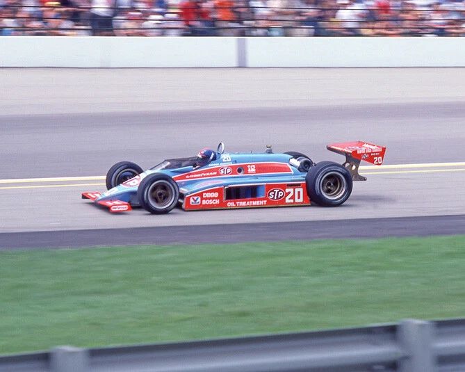 1982 Stp Cosworth Gordon Johncock Glossy Magnet Indianapolis 500 Print 2