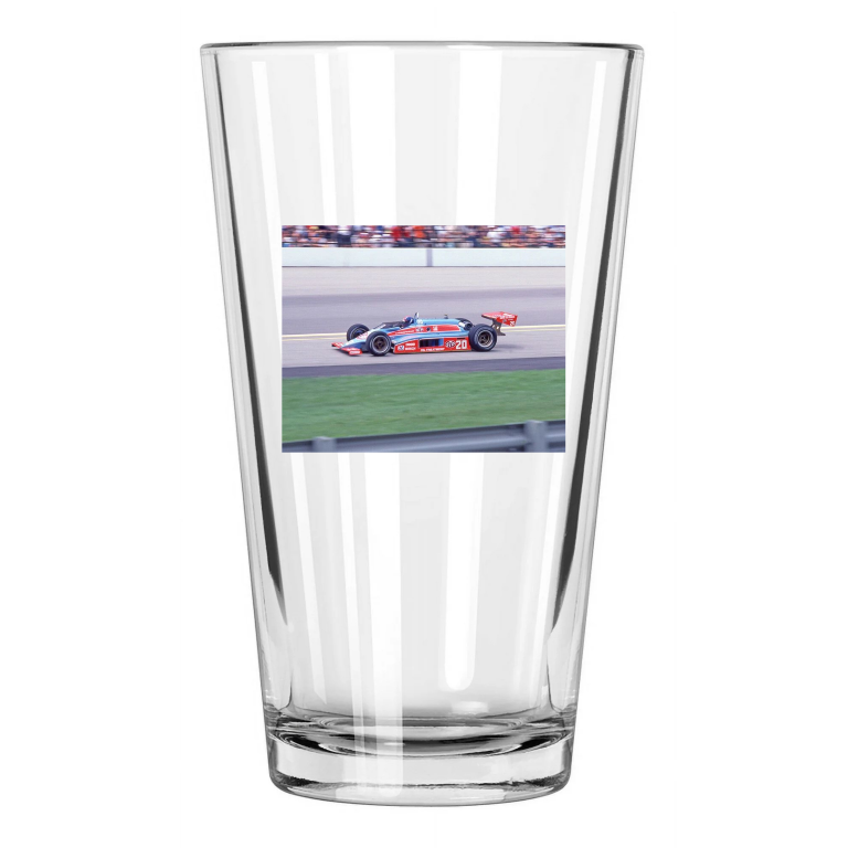 1982 Stp Cosworth Gordon Johncock Indianapolis 500 2 Pint Beer Drinking Glass