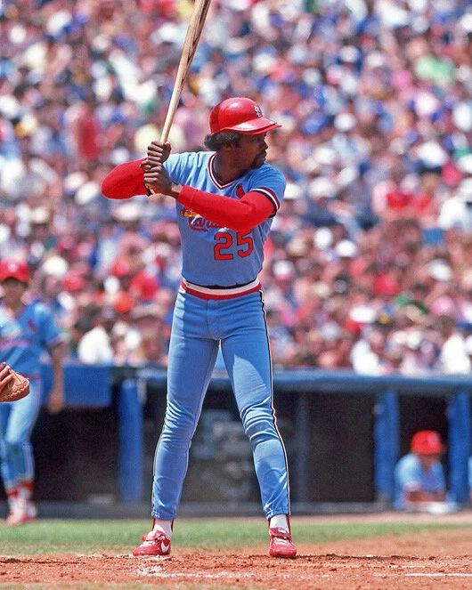 1982 St Louis Cardinals George Hendrick Glossy Magnet Magnet