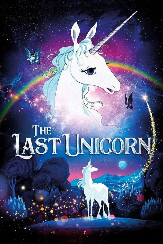 1982 The Last Unicorn Movie Keychain Schmendrick Molly Grue King Haggard