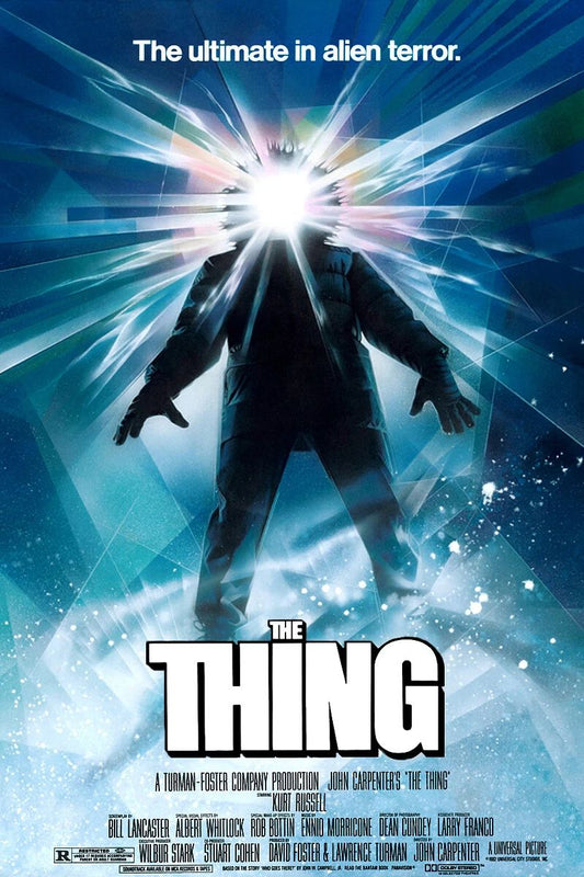 1982 The Thing Movie Keychain Kurt Russell Alien Rj Macready