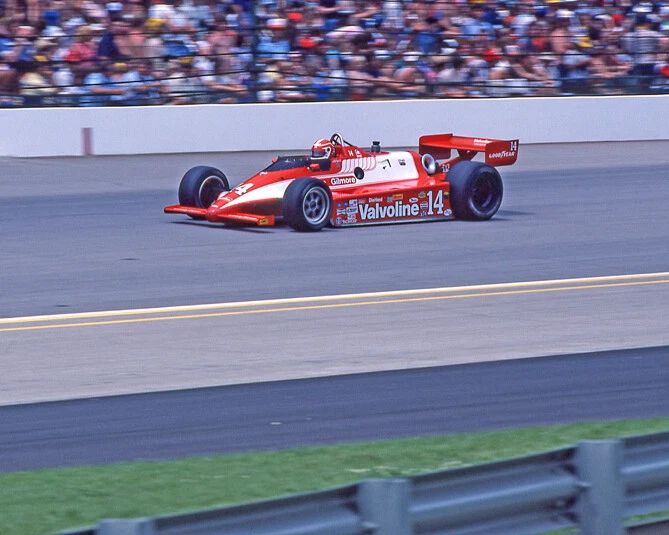 1982 Valvoline Gilmore Cosworth Aj Foyt Glossy Keychain Indianapolis 500 Print