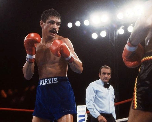 1982 Welterweight Alexis Arguello Vs Aaron Pryor Photo Boxer Print Poster