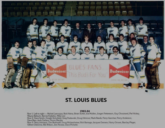 84 St. Louis Blues Team Magnet Hockey Picture Nhl