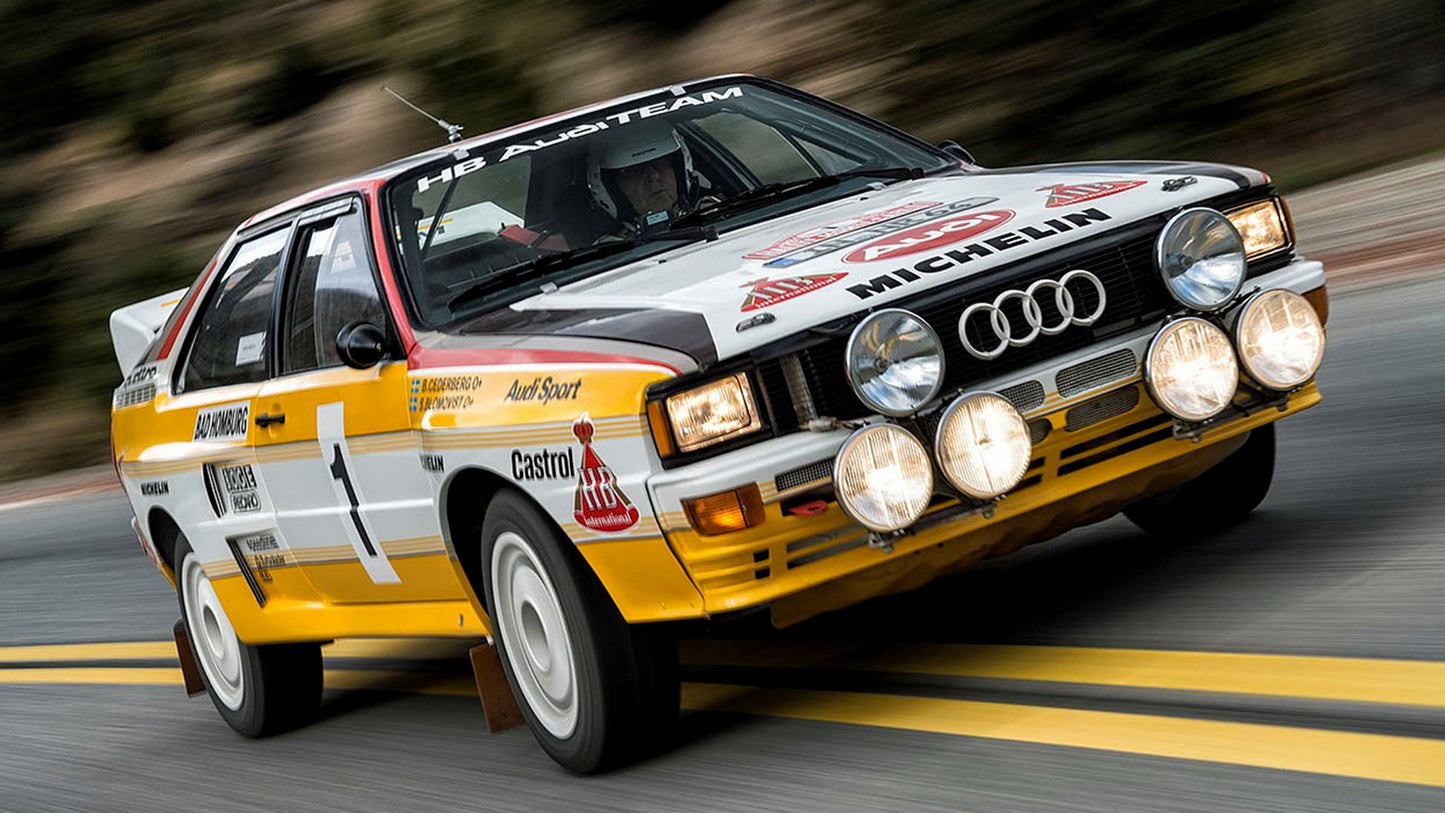 Audi Quattro Wrc Hd Art Keychain