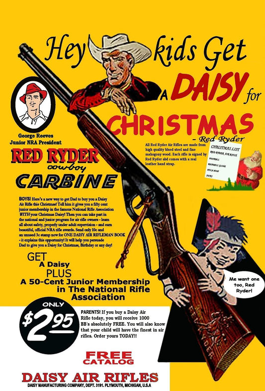 1983 A Christmas Story Movie Keychain Ralphie Red Ryder Ho Ho Ho