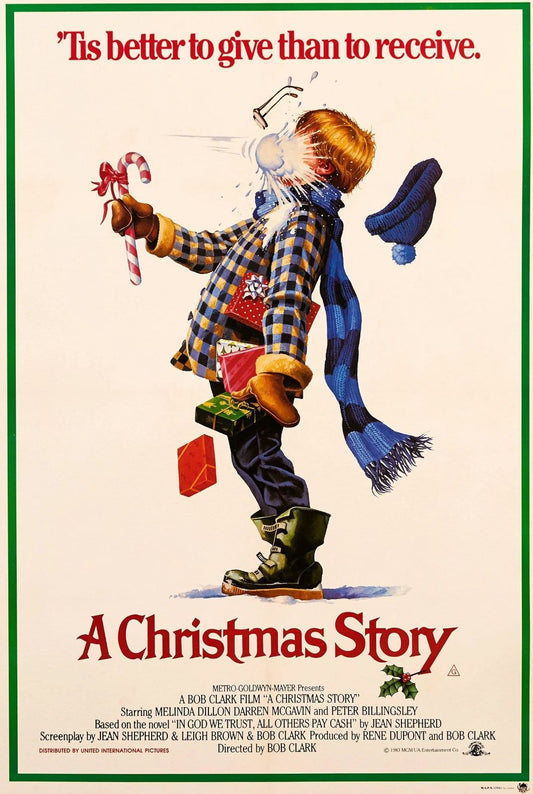 1983 A Christmas Story Movie Poster Ralphie Red Ryder Major Award