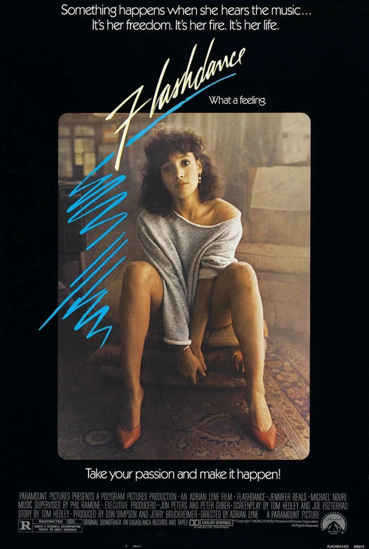 1983 Flashdance Movie Poster Jennifer Beals Alex Owens 300 Piece Jigsaw Puzzle