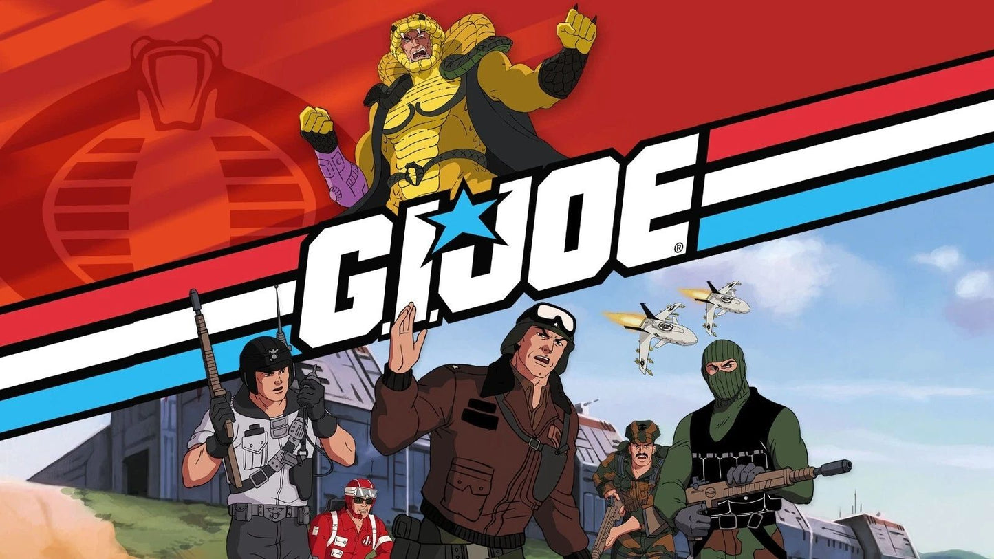 1983 G.I. Joe A Real American Hero Poster Yo Joe! Duke Cobra Snake Eyes