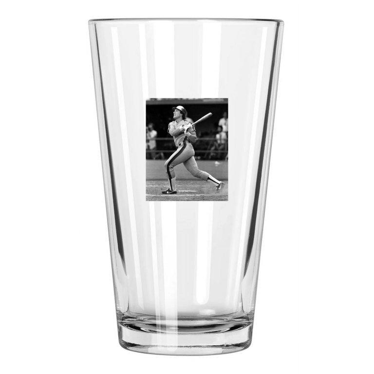 1983 Montreal Expos Gary Carter Photo Baseball Hof 2003 Pint Beer Drinking Glass